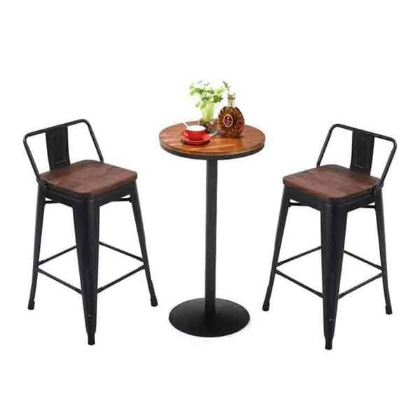 Easton-Wooden Bar Stool