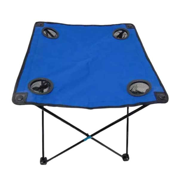 Blue Folding Table for Camping Hiking